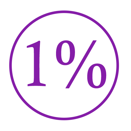 1%